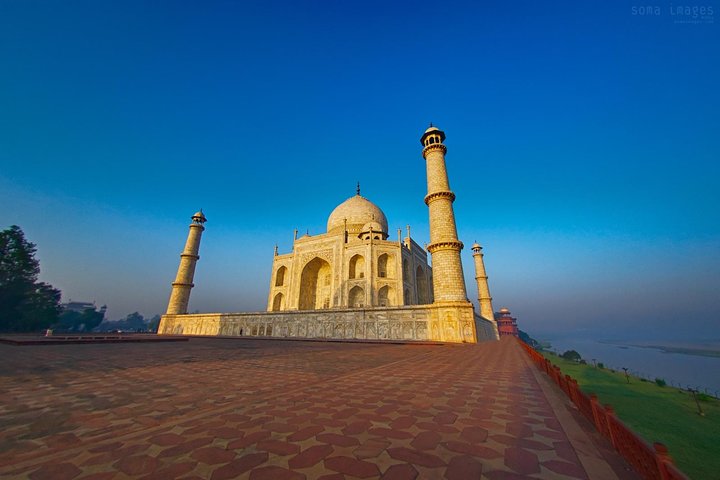 Privat solopgang Taj Mahal-tur fra Delhi