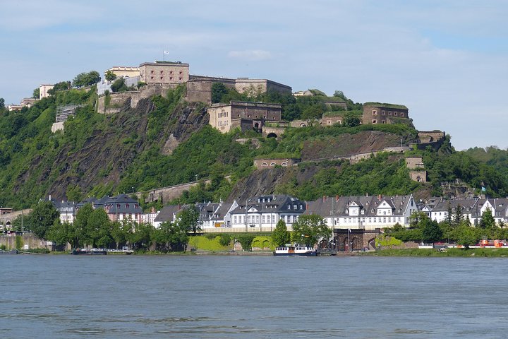 Koblenz : Ehrenbreitstein festning og naturskjønne kabelbil opplevelse