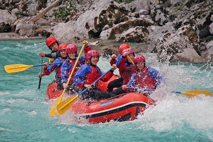 Rafting no Rio Soca, Eslovênia