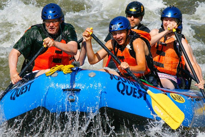 Meio dia Bighorn Sheep Canyon Rafting Aventura Cañon City CO
