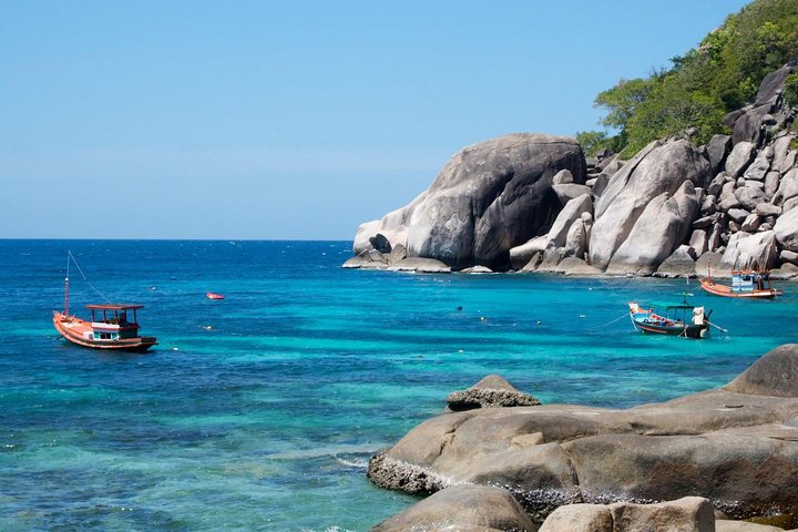 Snorkel Tour a Koh Nangyuan e as baías escondidas de Koh Tao a bordo do Oxygen
