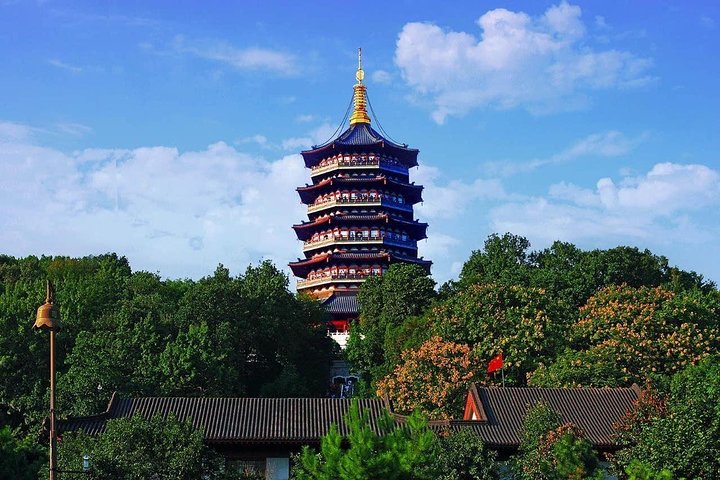 Excursão privada flexível de um dia a Hangzhou com cruzeiro de barco no Lago Oeste