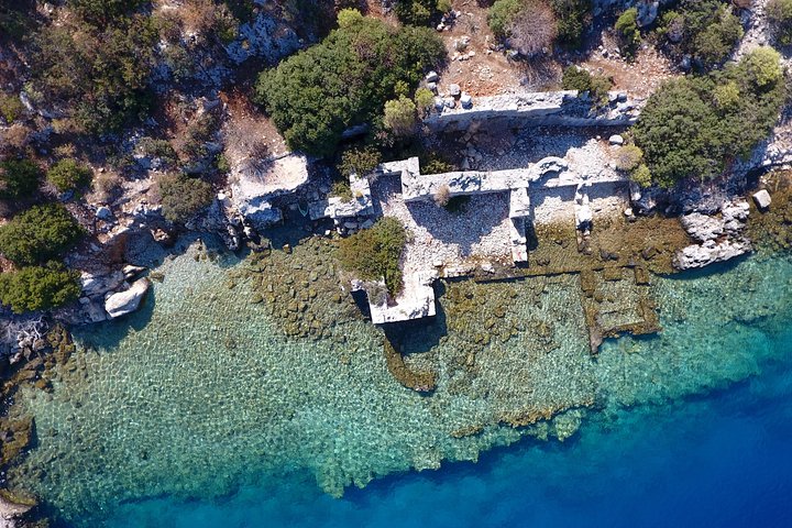 Recorrido compartido en barco por la ciudad de Kekova, incluido el almuerzo