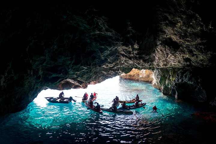 Kajak- og snorkeltur i Cerro Gordo Naturpark, La Herradura
