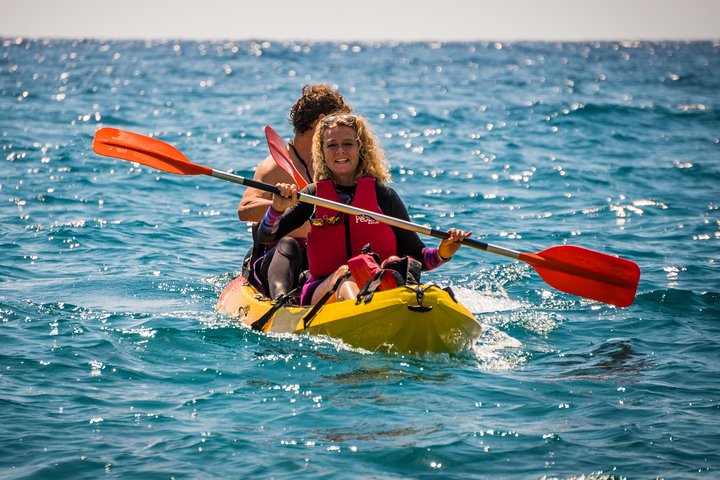 Kajak- og snorkeltur i Cerro Gordo Naturpark, La Herradura