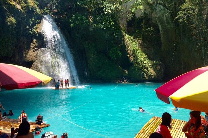 Kawasan Falls og Mantayupan Falls i en dag fra Cebu