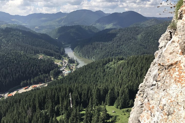Via Ferrata Tour i nærheten av Red Lake (Lacu Rosu)