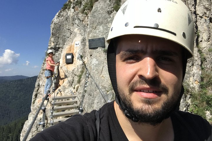 Via Ferrata Tour i nærheten av Red Lake (Lacu Rosu)