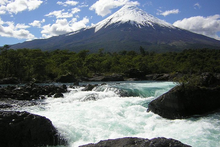 Puerto Varas: Heldags Osorno-vulkanen och Petrohue-fallen