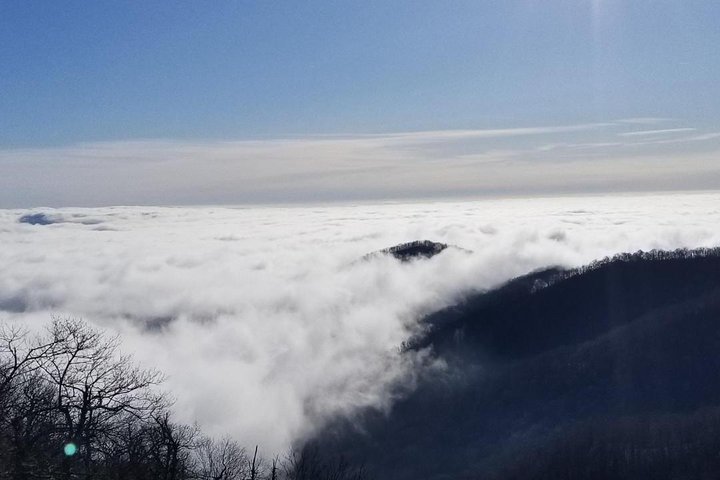 Blue Ridge Parkway og vandfald vandretur fra Asheville