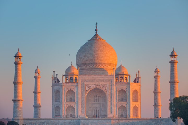 Taj Mahal, Agra Fort, Baby Taj & Mehtab Bagh Privé stadstour