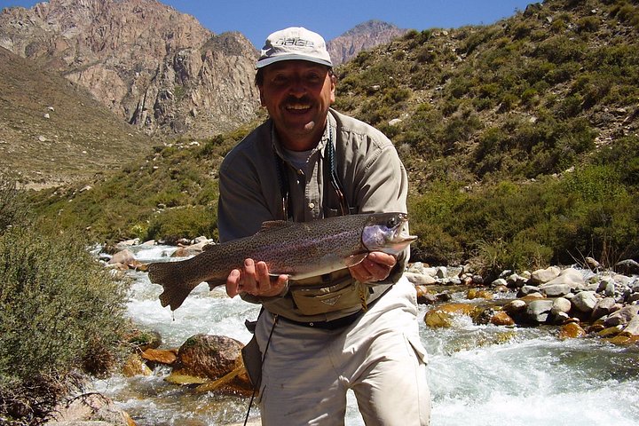 Fly Fishing on Private Andean River Including Barbecue Lunch