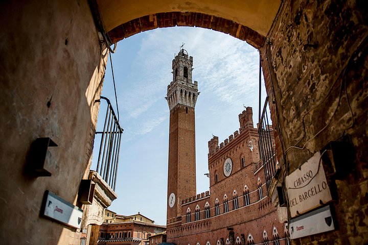 Excursion d'une journée en Toscane au départ de Florence : Sienne, San Gimignano, Pise et déjeuner dans une cave