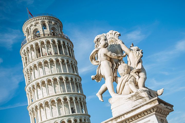 Excursion d'une journée en Toscane au départ de Florence : Sienne, San Gimignano, Pise et déjeuner dans une cave