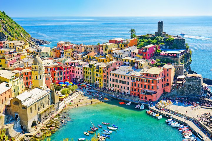 Cinque Terre-tur med limoncino-prøvesmagning fra La Spezia Port