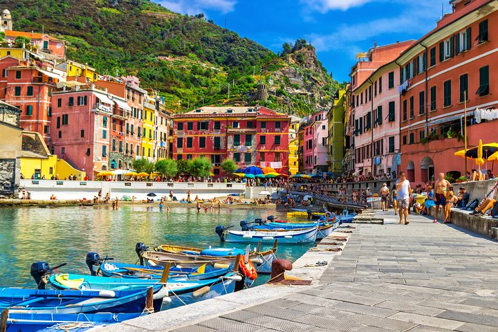 Cinque Terre-tur med limoncino-prøvesmagning fra La Spezia Port