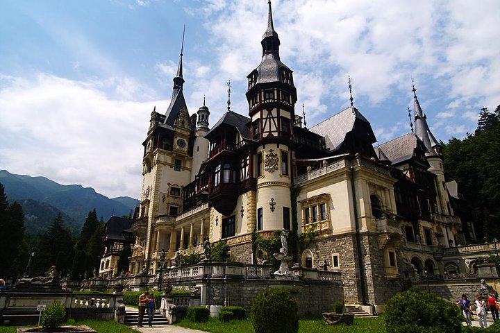 3-Schloss: Peles,Bran,Rasnov,Sinaia Kloster aus Brasov w Abholung