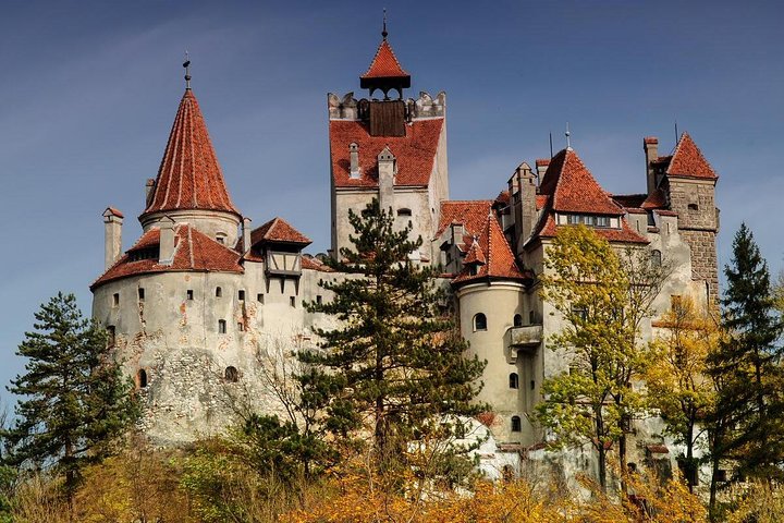 3-Schloss: Peles,Bran,Rasnov,Sinaia Kloster aus Brasov w Abholung