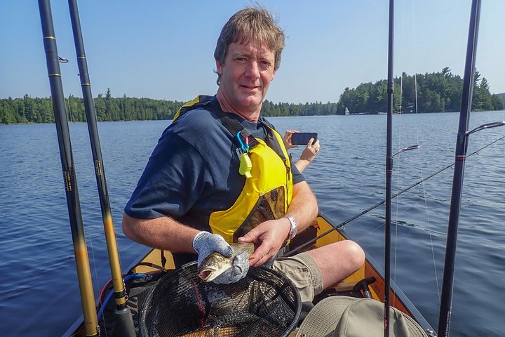 3 heures de pêche à l'achigan et à la truite au parc Algonquin (privé - le prix est pour 1 ou 2 personnes)