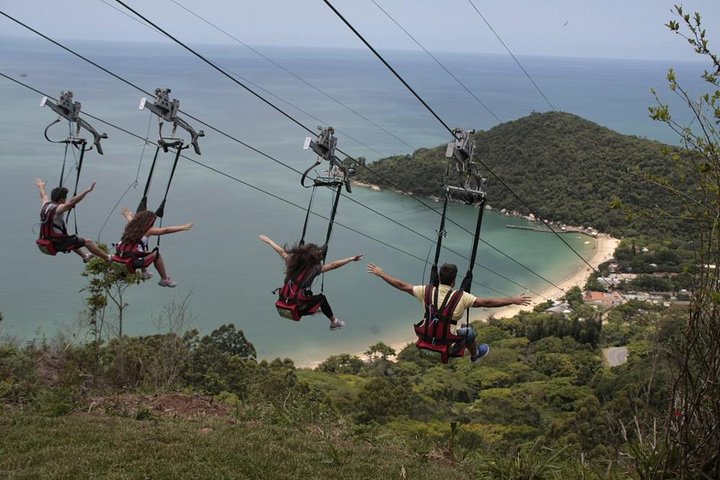 Combinatie piratenboot, strand en Unipraias-park met transfers