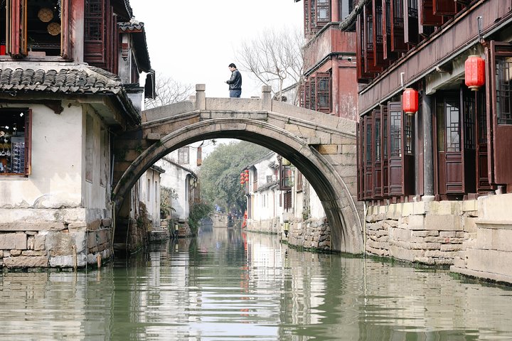 Viagem de um dia às aldeias de Suzhou e Zhouzhuang saindo de Xangai