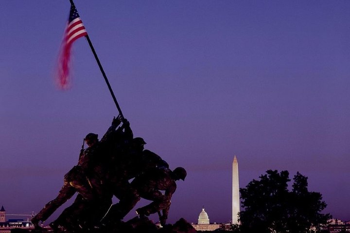 Washington DC Monumenten Tour door elektrische winkelwagen dag en nacht