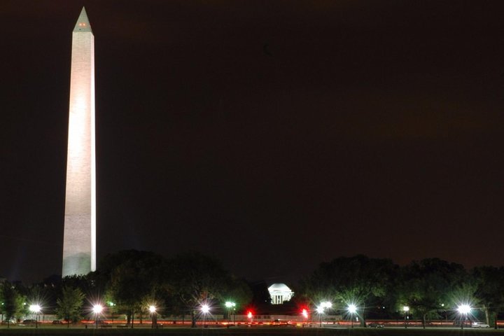 Washington DC Monumenten Tour door elektrische winkelwagen dag en nacht