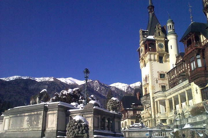 3-Schloss: Peles,Bran,Rasnov,Sinaia Kloster aus Brasov w Abholung