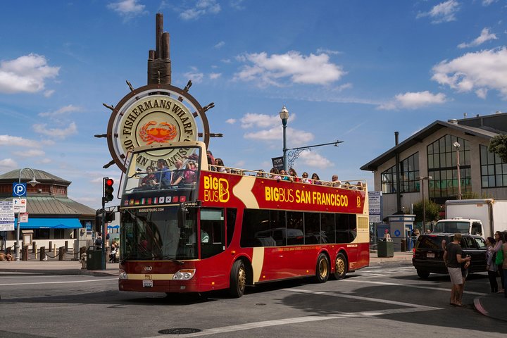 SF : Hop-on Hop-off Sightseeing Tour mit dem Open-top Bus