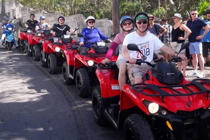 Guided ATV Nassau Tour Beach Stop Hotel and Port Pickup Samples