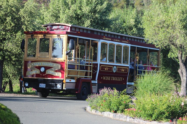 Excursão de bonde de vinho ao ar livre no Vale de Sonoma