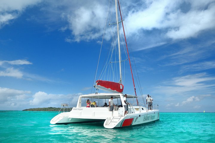 Croisière d'une journée en catamaran à l'île aux Cerfs avec déjeuner barbecue