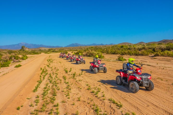 Excursion en VTT Cabo 4x4 avec dégustation de tequila et déjeuner buffet mexicain