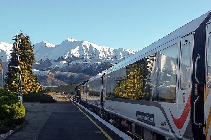 TranzViaje en tren alpino : Christchurch a Greymouth