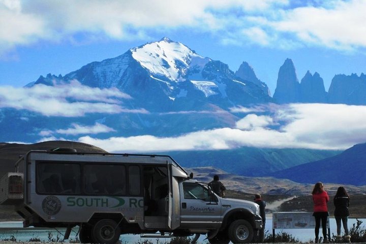 Torres Del Paine heldags terrängbil 4x4 från El Calafate