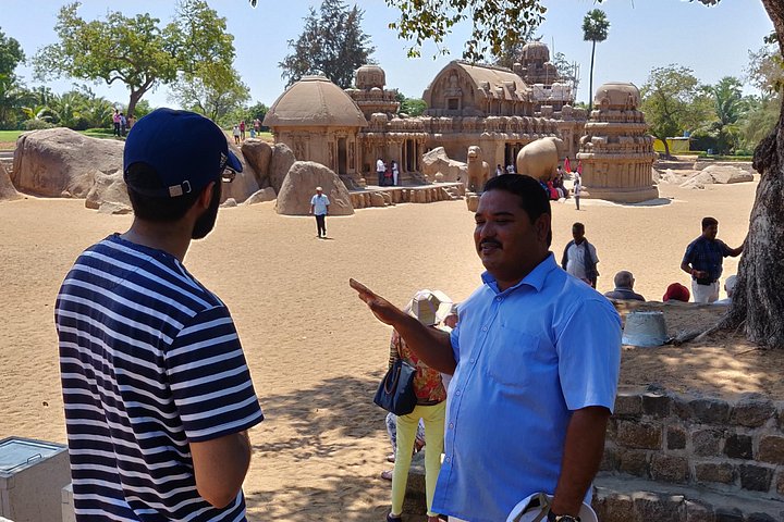 Privat Kanchipuram & Mahabalipuram dagstur från Chennai