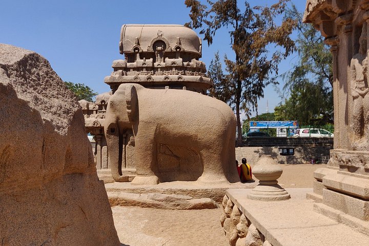 Privat Kanchipuram & Mahabalipuram dagstur från Chennai