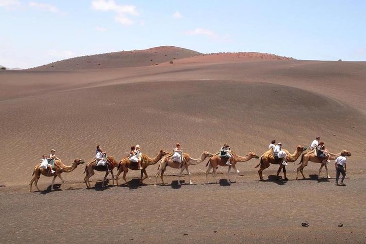Volledige dagtour naar Timanfaya, Green Lagoon en La Geria
