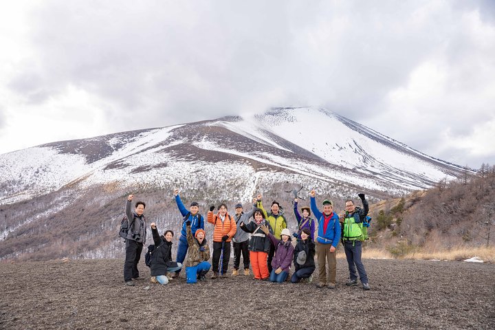 Trekking på Mt. Asama med flott utsikt