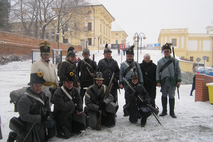 Viaggio al campo di battaglia di Austerlitz vicino a BRNO nella Repubblica Ceca