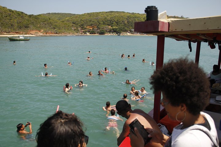 Búzios Hele dagen: Båt- og vogntur med lunsj fra Cabo Frio