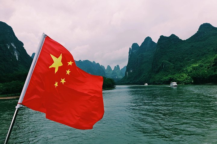 Kort Li-flod krydstogt fra Yangdi til Xingping med engelsktalende Driver