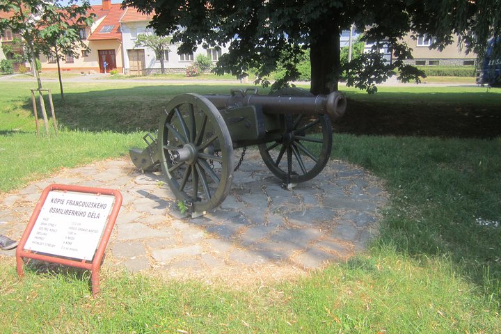 Viaggio al campo di battaglia di Austerlitz vicino a BRNO nella Repubblica Ceca