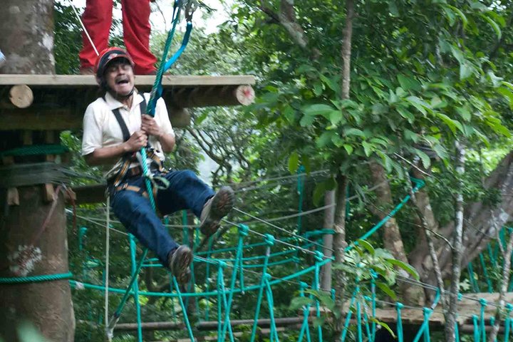 High Ropes Tour på Adventure Park fra San Jose