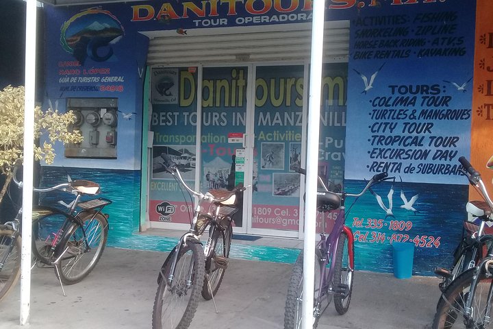 cykeltur med Danitours i Manzanillo cykeluthyrning alla hotellzoner RuralArea