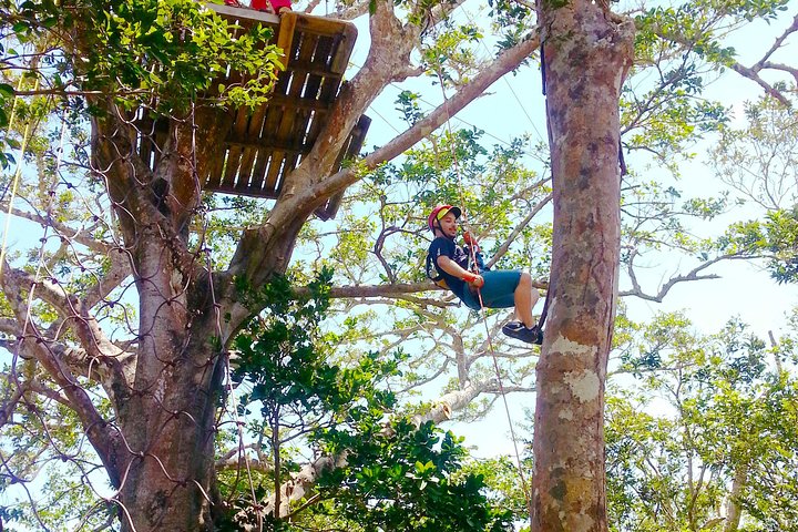Mega Mix Adventure und Zipline im Adventure Park Vista Golfo