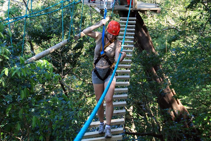 Mega Mix Adventure und Zipline im Adventure Park Vista Golfo