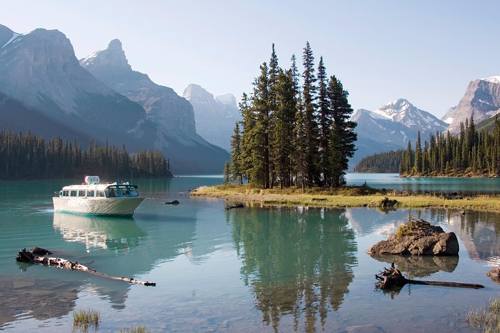 Passeio Jasper Wildlife & Cruzeiro no Lago Maligne com Spirit Island