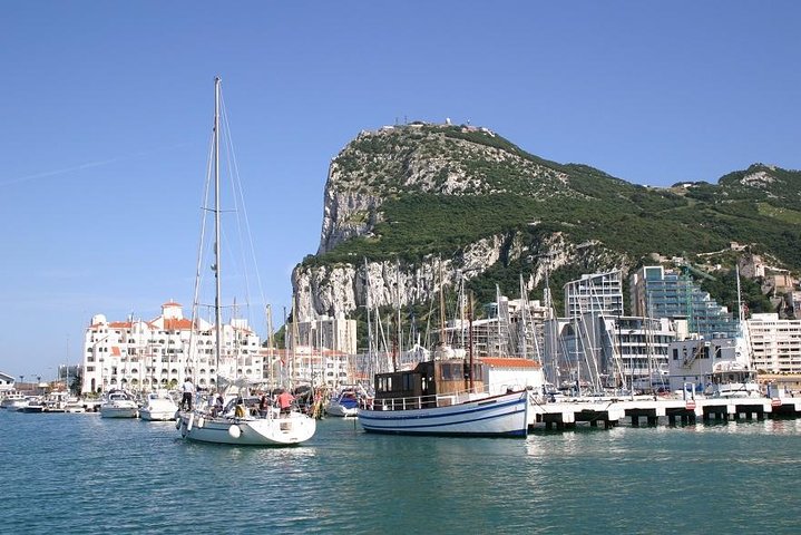 Gibraltar med St Michael Caves Guidad tur från Costa del Sol