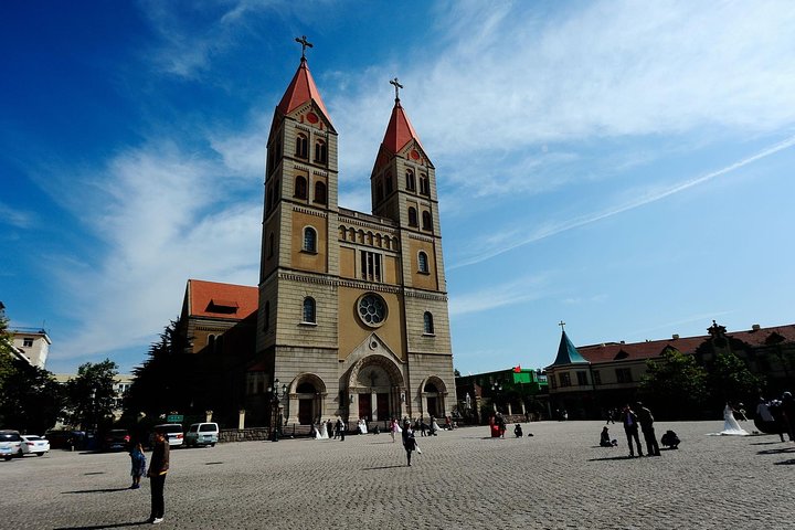Excursión privada de un día arquitectónico histórico de Qingdao con cerveza Tsingdao durante el almuerzo
